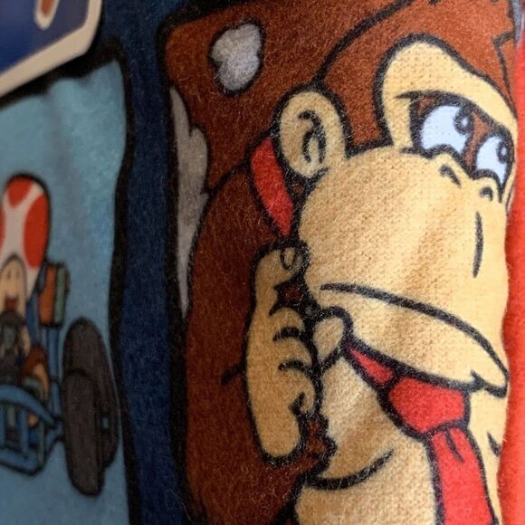 SUPER MARIO KART Boys Pajamas PJs Sleepwear 2-Pc Set Flannel Long Sleeve NWT - Picture 9 of 12